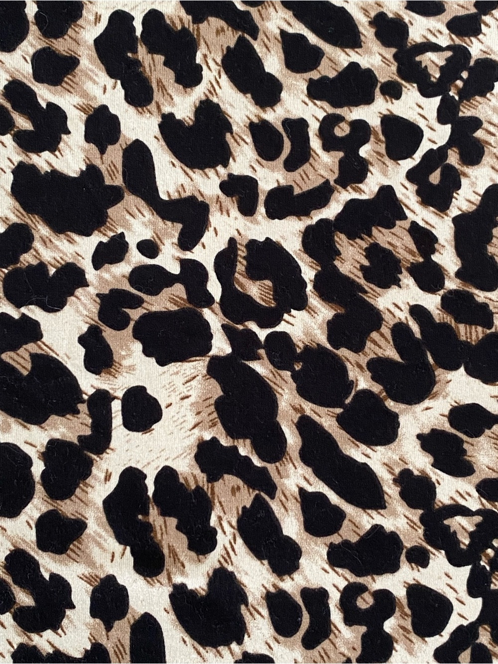 EUC Leopard Print Swing Dress Soft Flowy Spaghetti Strap Pockets Size Large - Picture 9 of 12